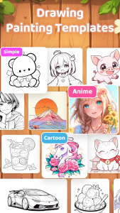 اسکرین شات 3 برنامه AR Drawing Paint Sketch Trace
