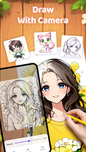 اسکرین شات 1 برنامه AR Drawing Paint Sketch Trace