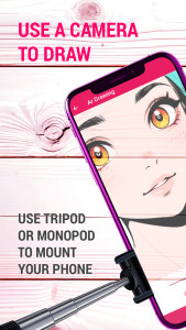 اسکرین شات 1 برنامه AR Drawing: Sketch Paint