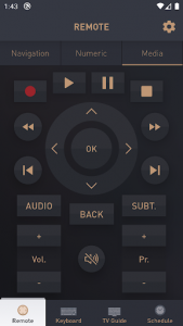 اسکرین شات برنامه Grundig Smart Remote 4