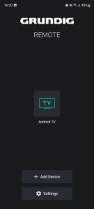 اسکرین شات 1 برنامه Grundig Smart Remote