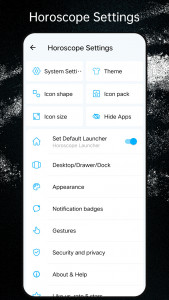اسکرین شات برنامه Horoscope Launcher - star sign 8