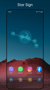 اسکرین شات 2 برنامه Horoscope Launcher - star sign