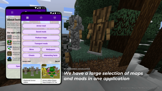 اسکرین شات 2 برنامه armor for minecraft