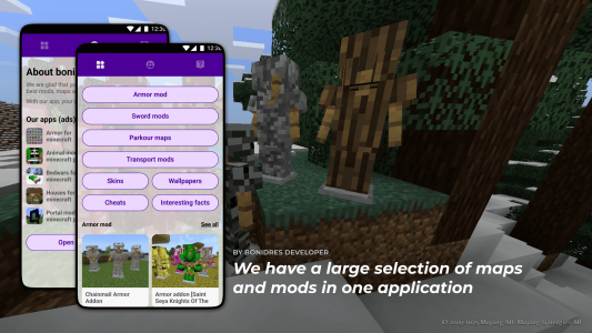اسکرین شات 2 برنامه armor for minecraft