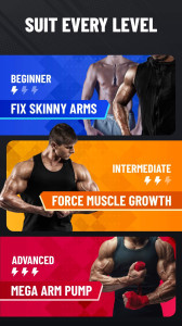 اسکرین شات 3 برنامه Arm Workout - Biceps Exercise