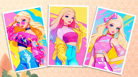 اسکرین شات 6 بازی Doll Color: Princess Coloring