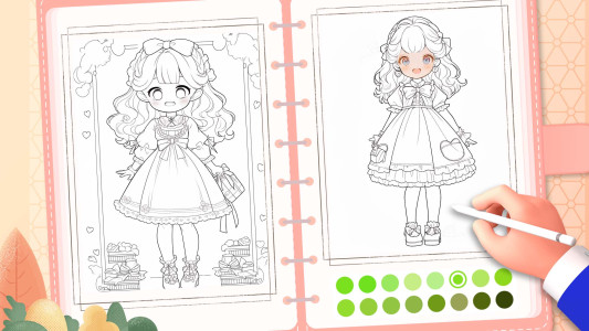 اسکرین شات 8 بازی Doll Color: Princess Coloring