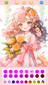 اسکرین شات 2 بازی Doll Color: Princess Coloring