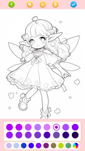 اسکرین شات 5 بازی Doll Color: Princess Coloring