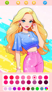 اسکرین شات 3 بازی Doll Color: Princess Coloring