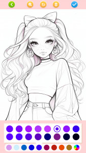 اسکرین شات 5 بازی Doll Color: Princess Coloring