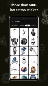 اسکرین شات 2 برنامه Tattoo Maker - Tattoo Design