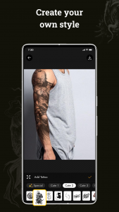 اسکرین شات 4 برنامه Tattoo Maker - Tattoo Design