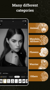 اسکرین شات 3 برنامه Tattoo Maker - Tattoo Design