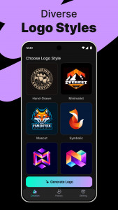 اسکرین شات 2 برنامه Logo Maker - AI Art Design