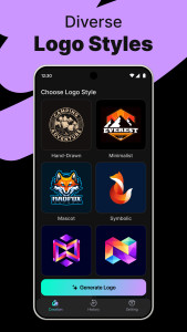 اسکرین شات 2 برنامه Logo Maker - AI Art Design