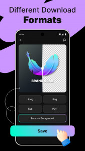 اسکرین شات 5 برنامه Logo Maker - AI Art Design