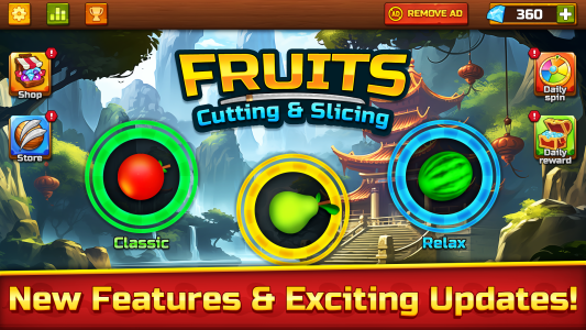 اسکرین شات 1 بازی Fruit Slice - 3D Fruits Cut