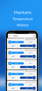 اسکرین شات 6 برنامه Room Temperature Thermometer