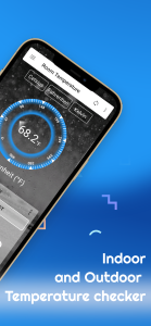 اسکرین شات 2 برنامه Room Temperature Thermometer