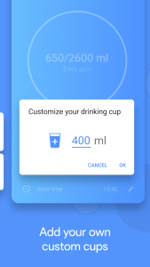 اسکرین شات برنامه Drink Water Reminder & Tracker 3