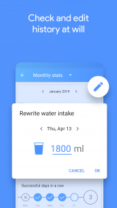 اسکرین شات برنامه Water tracker - Water reminder 5