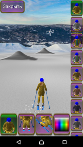 اسکرین شات بازی ⛷ Girl Skier. Sport game 4