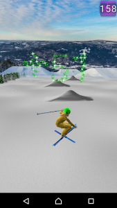 اسکرین شات بازی ⛷ Girl Skier. Sport game 1