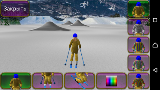 اسکرین شات بازی ⛷ Girl Skier. Sport game 6