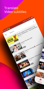 اسکرین شات 1 برنامه zTranslate: Translate subtitle