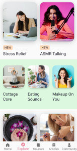 اسکرین شات 5 برنامه ASMR Videos and Sounds