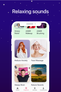 اسکرین شات 3 برنامه ASMR Videos and Sounds