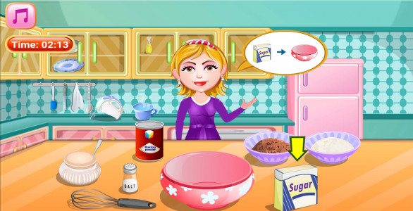 اسکرین شات بازی آشپزی پخت کیک جنگلی 3