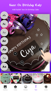 اسکرین شات برنامه Name On Cake 5