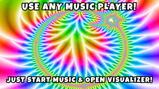 اسکرین شات 1 برنامه Astral 3D FX Music Visualizer