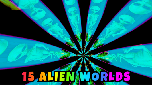 اسکرین شات برنامه Alien Worlds Music Visualizer 2