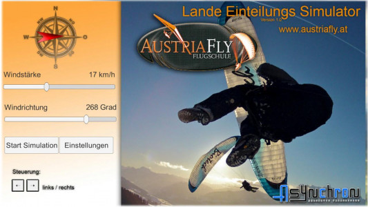اسکرین شات بازی Paragliding Landing Sim 1