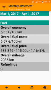 اسکرین شات 4 برنامه Refueling database
