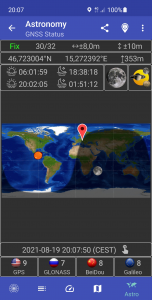 اسکرین شات 6 برنامه GNSS Status (GPS Test)