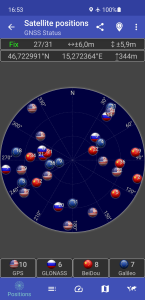 اسکرین شات 1 برنامه GNSS Status (GPS Test)