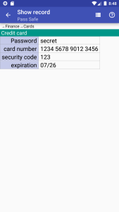 اسکرین شات 3 برنامه Pass Safe