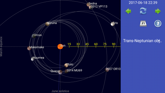 اسکرین شات برنامه Sun, moon and planets 7