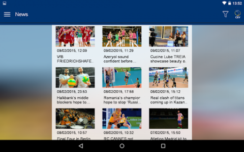 اسکرین شات برنامه European Volleyball 6