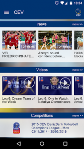 اسکرین شات برنامه European Volleyball 1