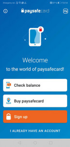 اسکرین شات برنامه paysafecard – pay cash online 1