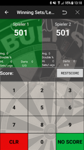 اسکرین شات برنامه Darts Scoreboard: My Dart Training 1