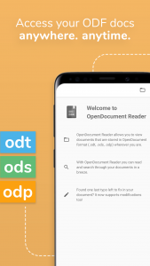اسکرین شات برنامه OpenDocument Reader - view ODT 1