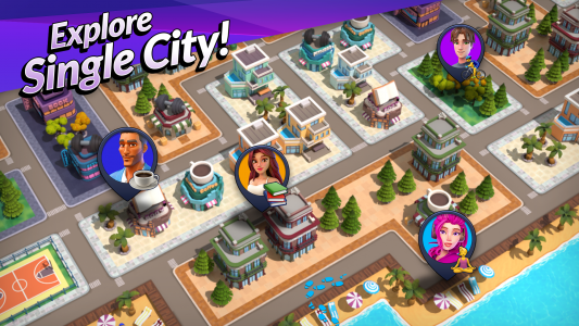 اسکرین شات بازی Single City: Social Life Sim 3