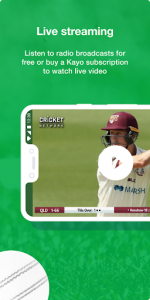 اسکرین شات برنامه Cricket Australia Live 4